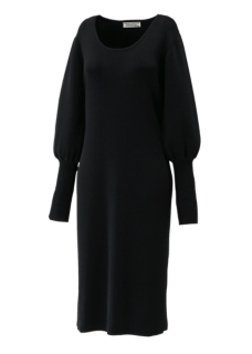 WS KNIT DRESS BLACK