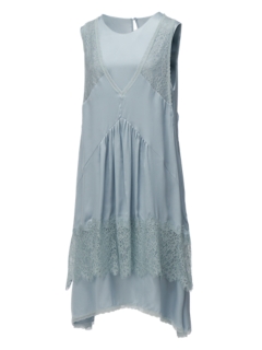 princess polly baby blue dress Mini Robe Bibi main image 0