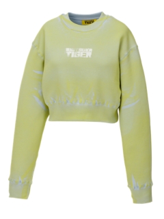 Onitsuka Tiger WS PRINTED SWEAT TOP PALE BLUE/YELLOW 2182B395