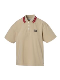 Onitsuka Tiger WS POLO SHIRT BEIGE/RED 2182B481