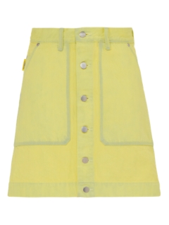 WS DENIM BUTTON DOWN SKIRT