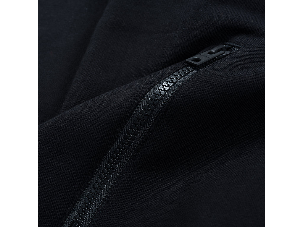 UNISEX Sweat Zip Hoodie | Performance Black | Clothing | Onitsuka 