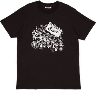 Women's Graphic T-Shirt | Performance Black | Clothing | Onitsuka Tiger