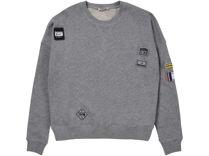 PATCH PULL-OVER | Unisex | Mid Grey | UNISEX CLOTHING