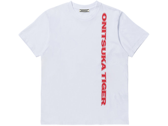 Image 1 of 4 of LOGO TEE color Real White/Flash Coral