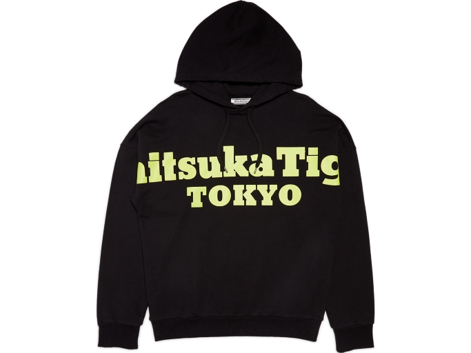 HOODIE Unisex Performance Black UNISEX CLOTHING Onitsuka Tiger Australia