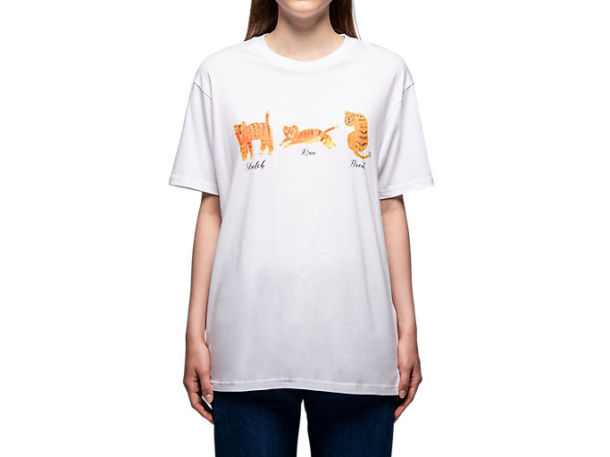 Alternative image view of GRAPHIC TEE, Real White