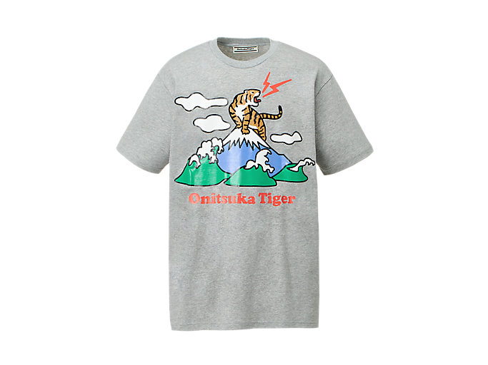 Alternative image view of GRAPHIC T-SHIRT, Heather Grey
