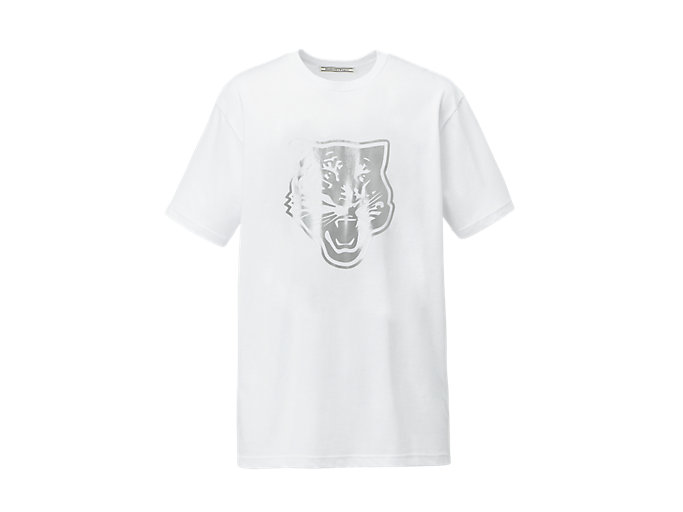 Alternative image view of LOGO GRAPHIC TEE,  White/Silver