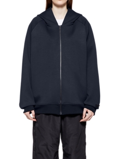 Men's ZIP UP HOODIE | Navy | Clothing | Onitsuka Tiger
