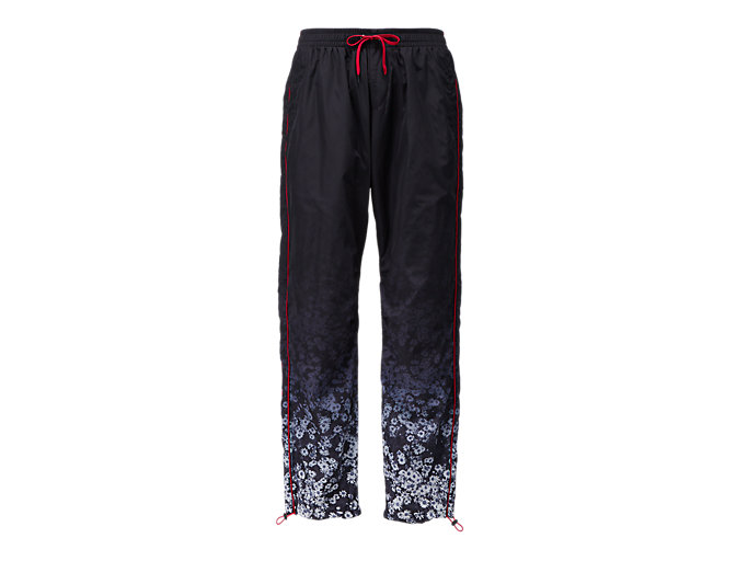 Image 1 of 7 of Unisex Black/Red P TRACK PANTS Men's Clothing
