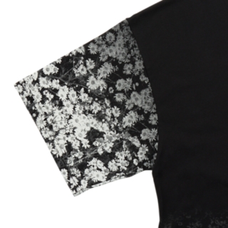 SS GRAPHIC TEE BLACK/WHITE