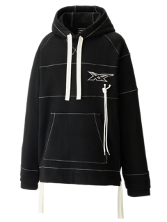 UNISEX HOODIE | Black | Clothing | Onitsuka Tiger