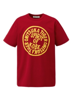 Men's GRAPHIC TEE Red Clothing Onitsuka Tiger