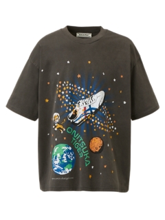 Men's GRAPHIC TEE Dark Grey Clothing Onitsuka Tiger