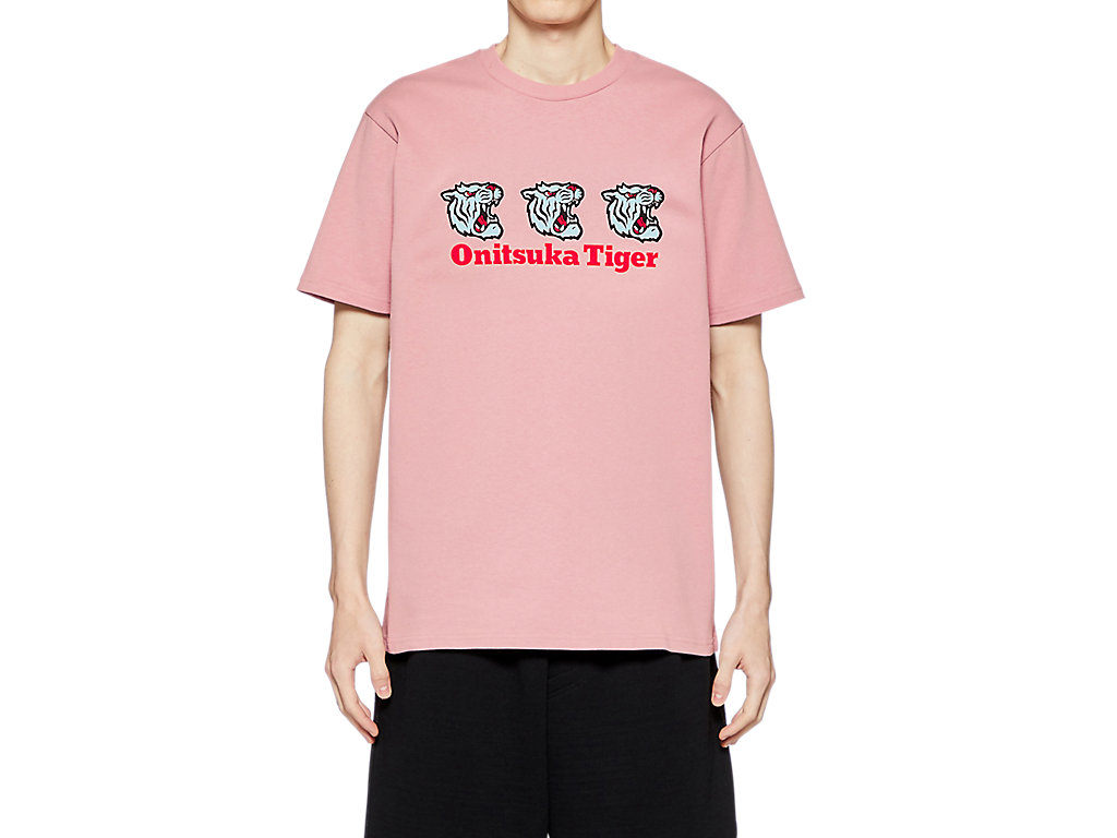 UNISEX GRAPHIC TEE | Light Pink | Clothing | Onitsuka Tiger
