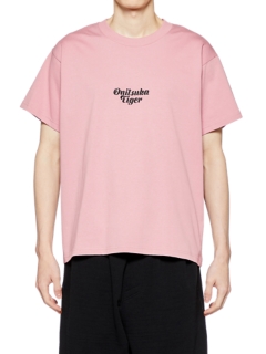 GRAPHIC TEE MEN LIGHT PINK Onitsuka Tiger Philippines