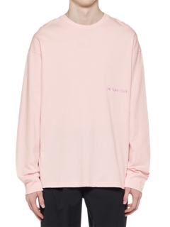 LS GRAPHIC TEE LIGHT PINK