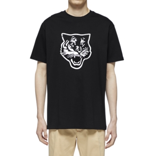 LOGO GRAPHIC T Unisex Black Silver UNISEX CLOTHING Onitsuka Tiger Australia