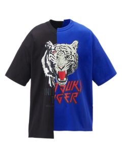 GRAPHIC TEE BLACK/ BLUE