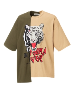 Onitsuka tiger t shirt femme beige new arrivals