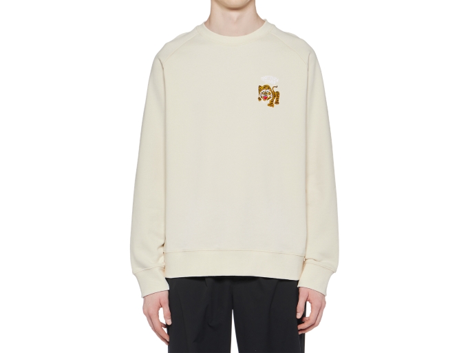 sweat onitsuka tiger fille jaune