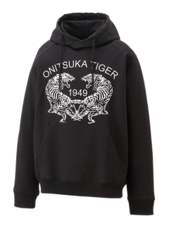 SWEAT HOODIE MEN BLACK Onitsuka Tiger Philippines