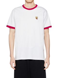 GRAPHIC TEE | MEN | WHITE/ RED | Onitsuka Tiger Philippines
