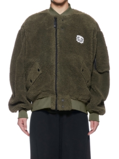 Unisex PADDED BOMBER JACKET | Khaki | UNISEX CLOTHING | Onitsuka Tiger