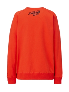 Red best sale sweat top