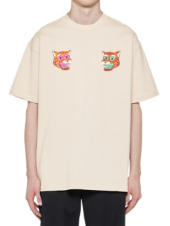 Alternative image view of GRAPHIC TEE,  Almond Milk