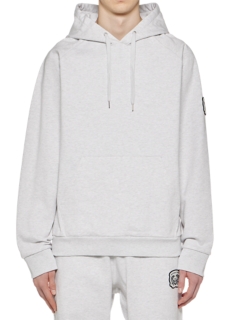 Alternative image view of SWEAT HOODIE,  Heather Grey