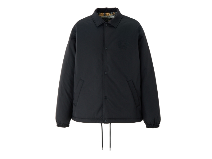 P COACH JACKET BLACK/OFF WHITE | Onitsuka Tiger PL