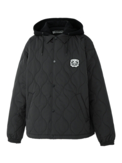 Onitsuka Tiger QUILTED JACKET ブラックM Onitsuka Tiger QUILTED JACKET BLACK/BLACK 2183B416