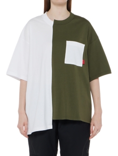 POCKET TEE WHITE/KHAKI