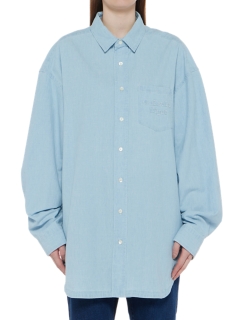 OVERSIZED SHIRT LIGHT BLUE