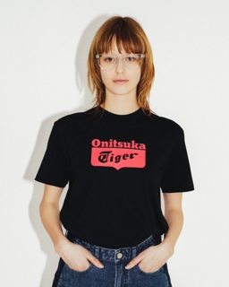 LOGO TEE BLACK/RED