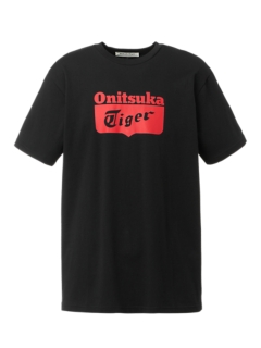 LOGO TEE BLACK/RED