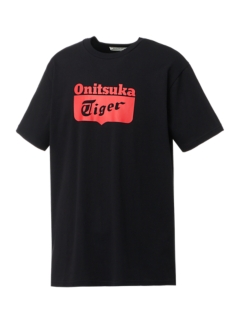LOGO TEE BLACK/RED