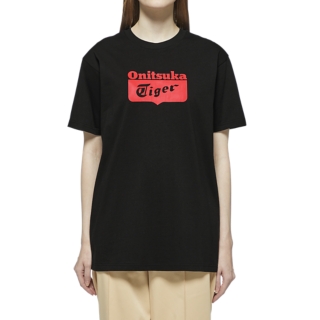 LOGO TEE BLACK/RED