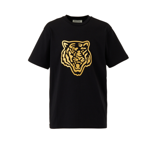 ♡ 虎 LOGO TEE - BLACK/GOLD | Onitsuka Tiger Hong Kong