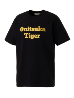 LOGO TEE - BLACK/GOLD | Onitsuka Tiger Hong Kong