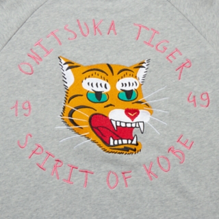 SWEAT TOP HEATHER GREY
