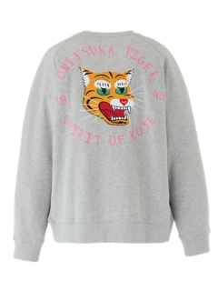 SWEAT TOP HEATHER GREY