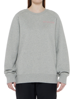 SWEAT TOP HEATHER GREY