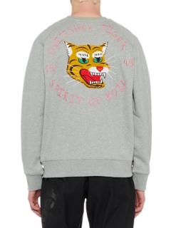 SWEAT TOP HEATHER GREY
