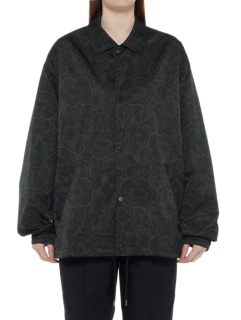 P COACH JACKET BLACK/OFF WHITE