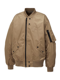 BOMBER JACKET - LIGHT BROWN | Onitsuka Tiger Hong Kong