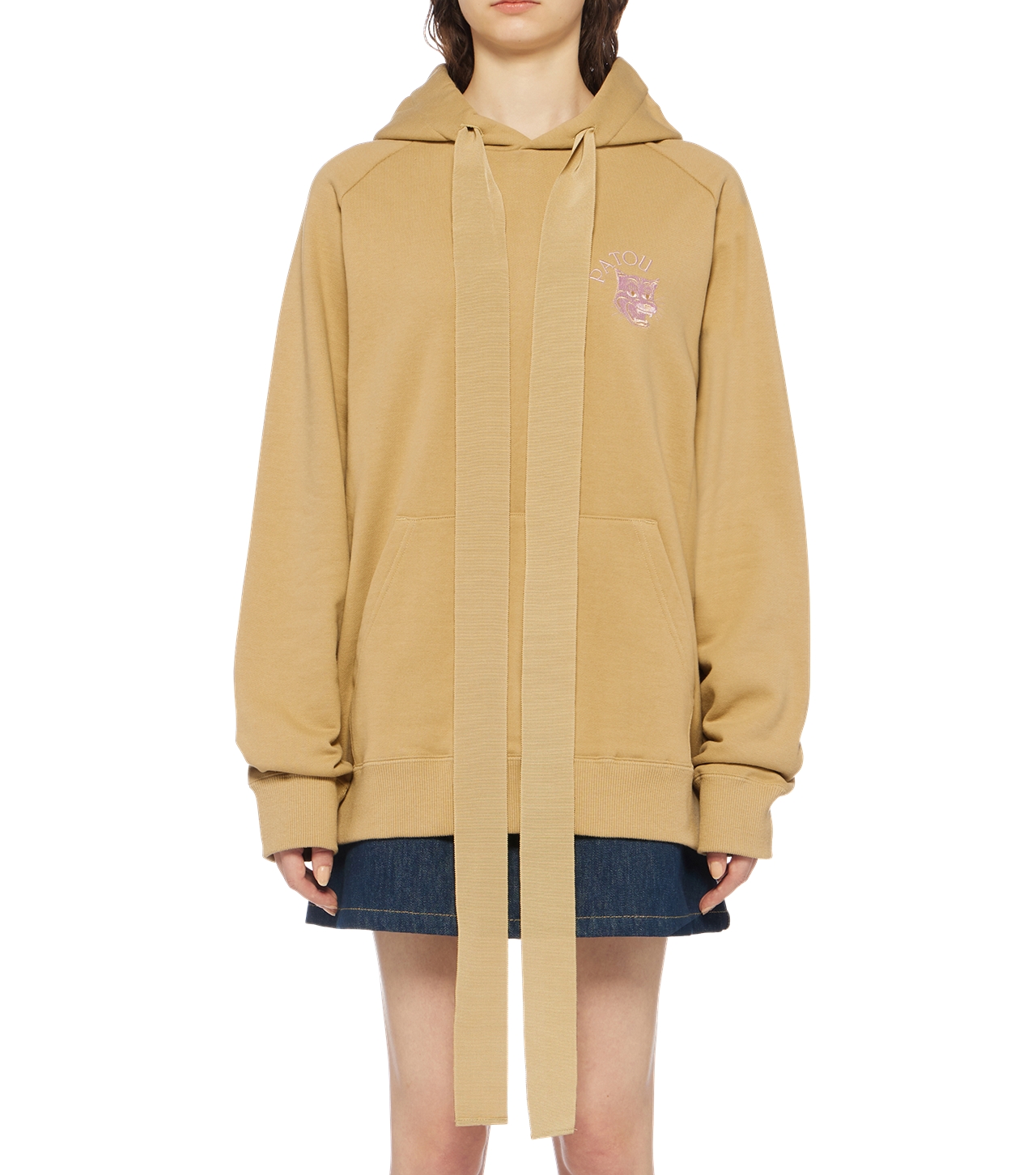 Onitsuka Tiger SWEAT HOODIE BEIGE 2183B481 Onitsuka Tiger SWEAT HOODIE BEIGE 2183B481
