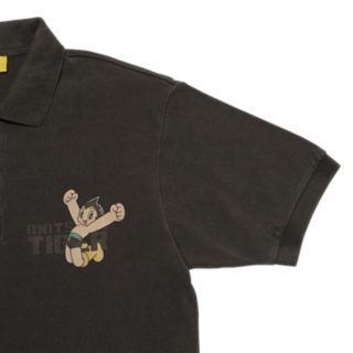 POLO SHIRT MET VERWASSEN KLEUREN